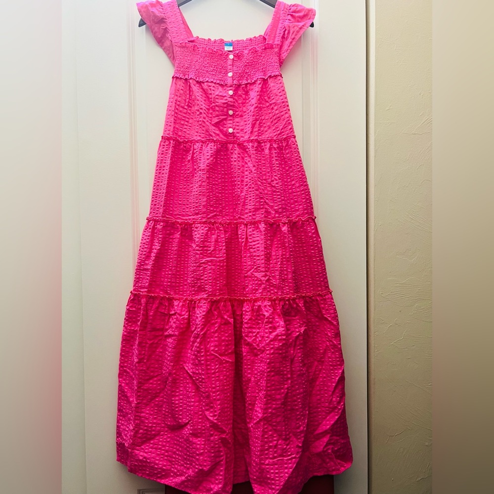 Old navy pink maxi dress
